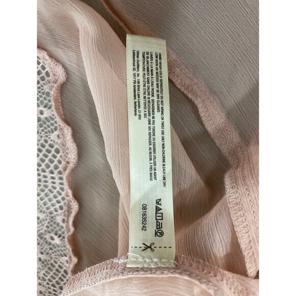 Free People Slip Dress Size Medium Forever Femme Halfway There Maxi Ruffle Lace - Picture 5 of 8